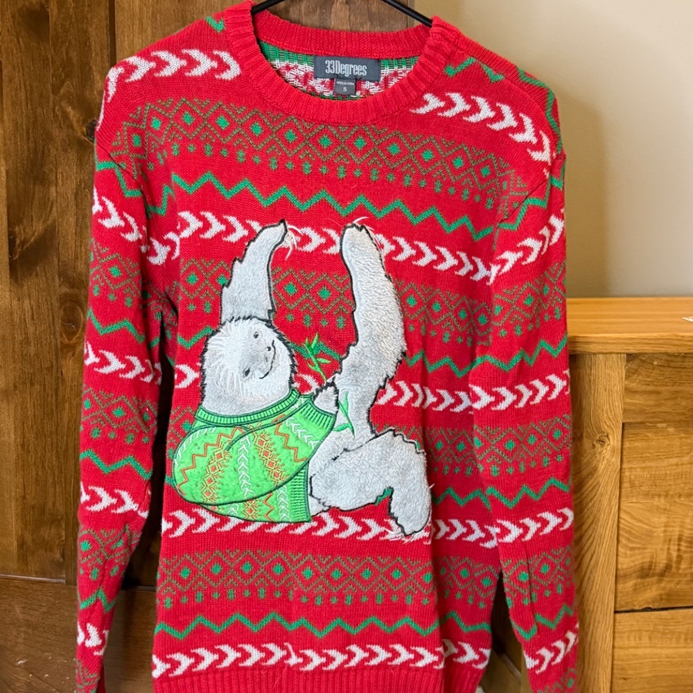 Sloth Ugly Christmas Sweater
